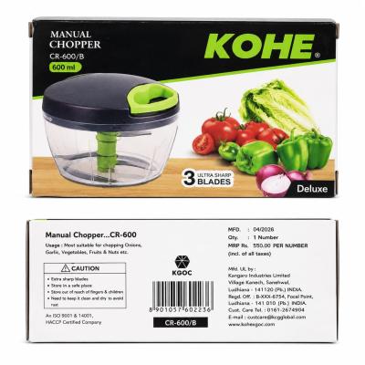 KOHE MANUAL CHOPPER CR-600/B - 450g